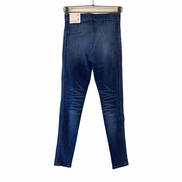 NEW KanCan Jeggings Blue Medium Wash Stretch Small - Picture 2 of 6